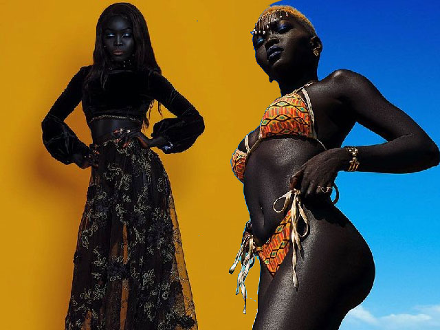 Bạn trẻ - Cuộc sống - Cô gái trẻ khiến cả thế giới "phát sốt" vì da đen như than củi