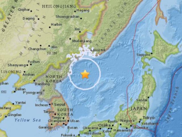 Thế giới - Động đất 5.8 độ richter bất thường ngoài khơi Triều Tiên