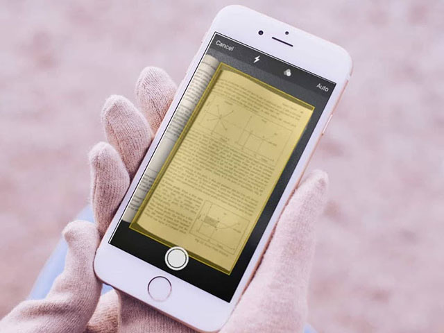 ”Hô biến” iPhone thành máy scan với ứng dụng Note trên iOS 11