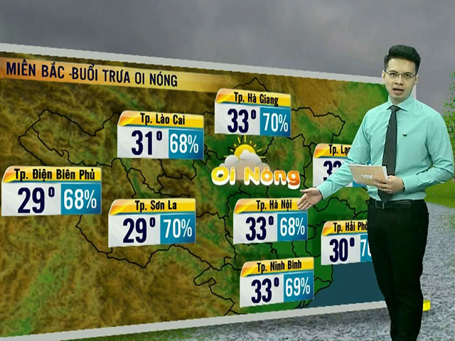 Dự báo thời tiết VTV 15/7: Bắc và Trung Bộ có mưa rải rác, Nam Bộ mưa dông diện rộng
