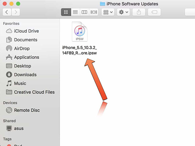 Công nghệ thông tin - Tập tin cập nhật iPhone được iTunes tải về đâu trên máy tính?