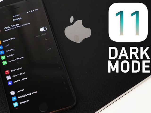 Cách kích hoạt chế độ Dark Mode ẩn có trên iOS 11