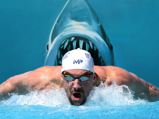 Huyền thoại Michael Phelps đua với cá mập: Khán giả sốc và phẫn nộ