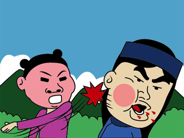 Tranh vui - Truyện tranh: Làm việc "nghĩa hiệp" không đúng lúc!