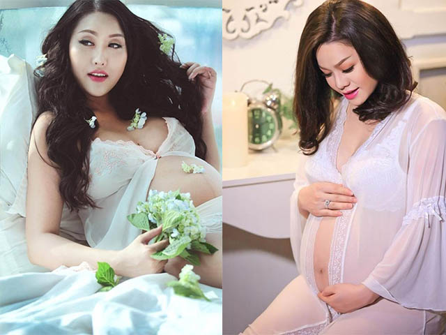 Người mẫu - Hoa hậu - Mỹ nữ Việt diện váy xuyên thấu, đầm ôm mỏng dính trước khi "lâm bồn"