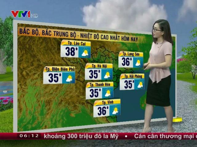 Dự báo thời tiết VTV 31/7: Bắc Bộ nắng nóng, Nam Bộ có mưa