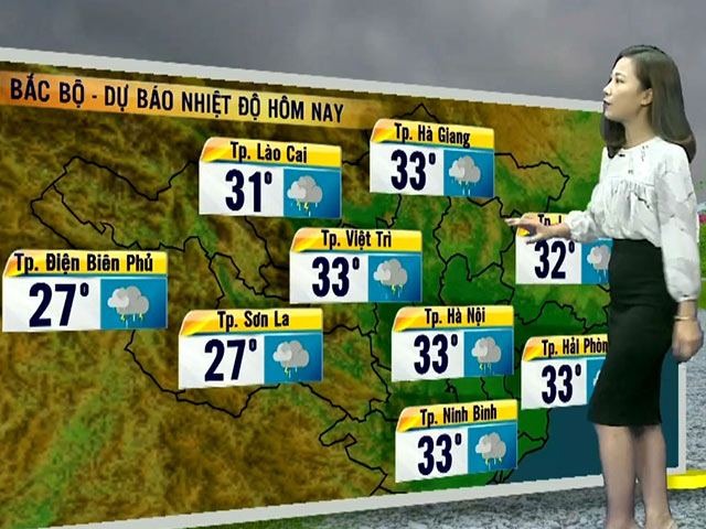 Dự báo thời tiết VTV 2/8: Bắc Bộ và Nam Bộ có mưa dông rải rác