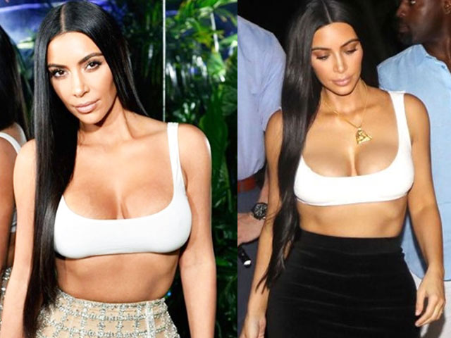 Bí quyết mặc đẹp - Choáng với áo ngắn vỏn vẹn 5cm của cô Kim "siêu vòng 3"