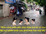 Tranh vui - Ảnh chế nhân dịp Hà Nội lại mưa - ngập &quot;định kỳ&quot;