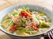 Ẩm thực - Canh dưa chua thịt bò ăn là nghiện