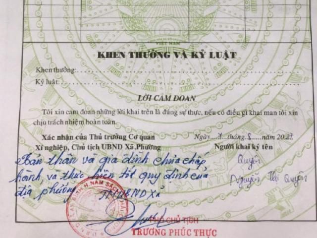 Tin tức trong ngày - Vụ phê "lý lịch xấu": Xã có được bút phê vào sơ yếu lý lịch của dân?