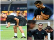 Bóng đá - Siêu cúp châu Âu Real - MU: Ronaldo khoe 6 múi, tập sung chờ tái xuất