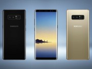 Dế sắp ra lò - Samsung Galaxy Note 8 lộ tùy chọn màu và hình nền