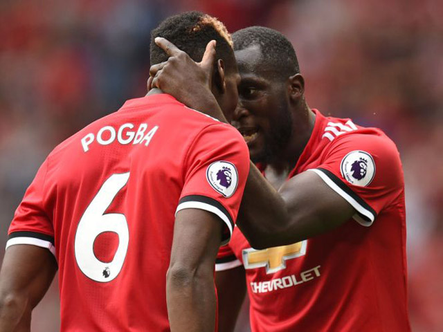 Bóng đá - Bàn thắng đẹp Ngoại hạng Anh vòng 1:  Pogba "đọ pháo" Lukaku