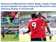 Bóng đá - MU lại thắng hủy diệt, Lukaku vẫn bị chê &quot;lười&quot;