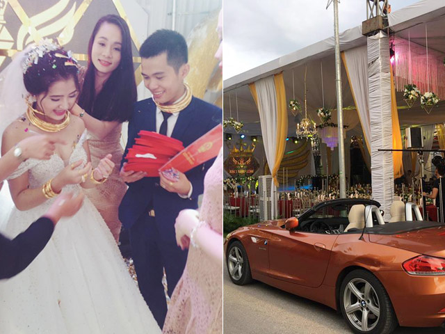 Bạn trẻ - Cuộc sống - Cặp đôi quê lúa được tặng cả xe hơi, biệt thự trong đám cưới