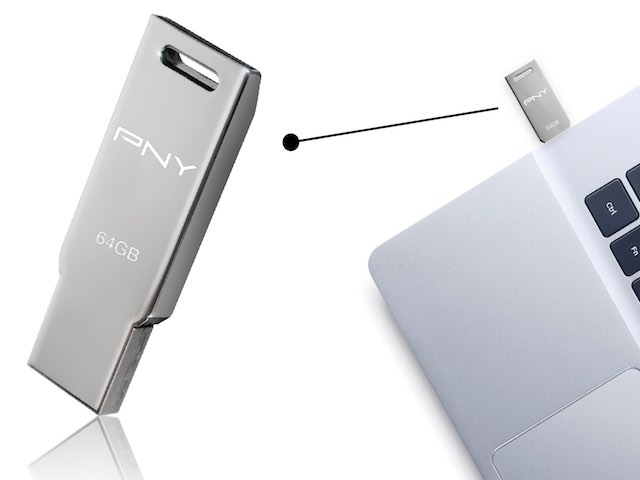 Công nghệ thông tin - PNY giới thiệu chiếc USB có ngoại hình cực tinh xảo, nhỏ gọn