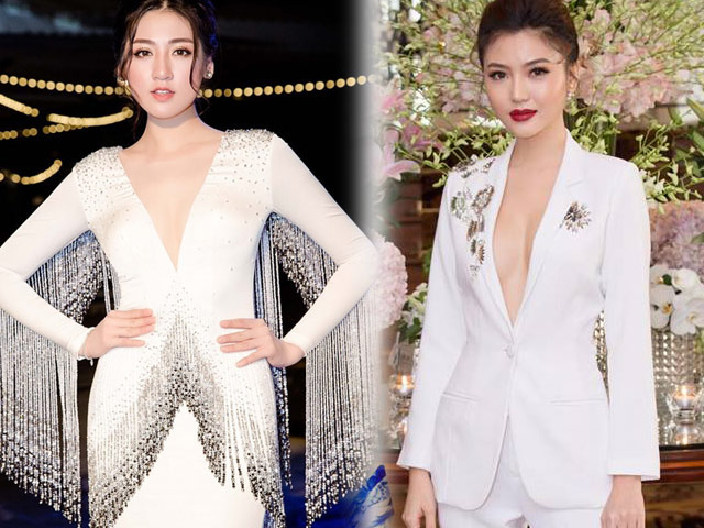 Người mẫu - Hoa hậu - Đầm xẻ ngực hun hút của "bạn gái Noo Phước Thịnh" đẹp nhất tuần