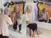 Bạn trẻ - Cuộc sống - Clip bà cụ và &quot;người bạn&quot; trong gương gây bão mạng