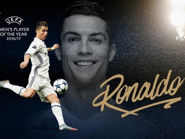 Bóng đá - Cầu thủ hay nhất châu Âu: Ronaldo áp đảo Messi, lập "hattrick"
