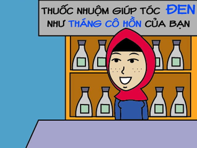 Tranh vui - Truyện tranh: Biển hiệu "độc" kinh doanh tháng cô hồn