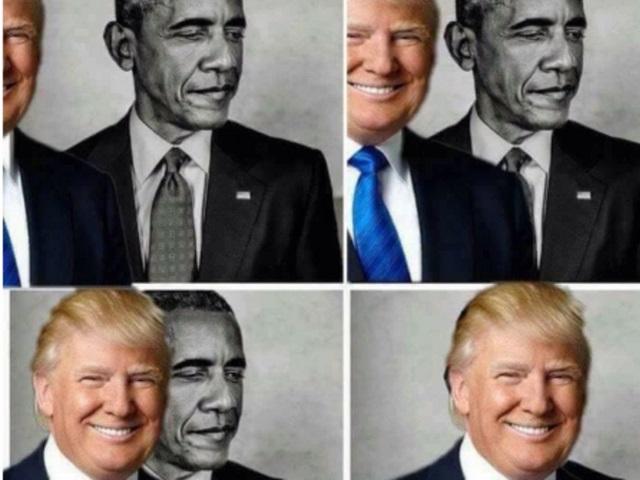 Thế giới - Ông Trump đưa ảnh chế 'ăn mặt' ông Obama