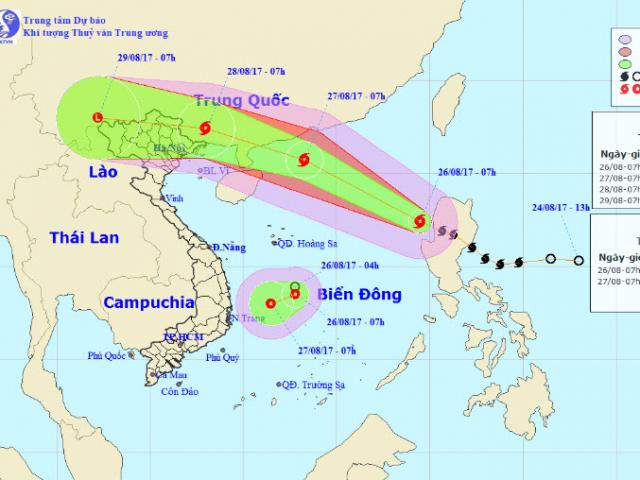 Tin tức trong ngày - Bão số 7 và áp thấp nhiệt đới cùng lúc hoành hành trên Biển Đông
