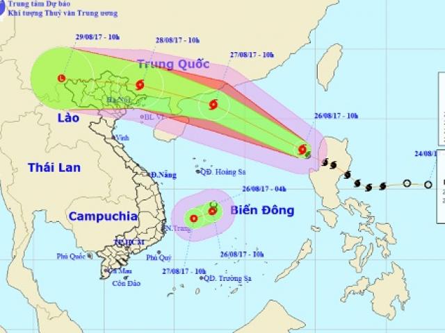 Tin tức trong ngày - Bão số 7 “nuốt” áp thấp nhiệt đới, miền Bắc sắp mưa to