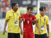 Bóng đá - Giống Công Phượng, &quot;Ronaldo Myanmar&quot; khóc như mưa vì U22 Thái Lan