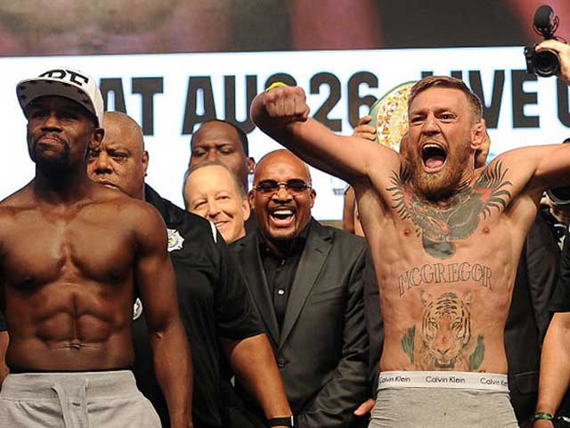 Thể thao - McGregor và Mayweather khẩu chiến dữ dội trước 'Siêu kinh điển'
