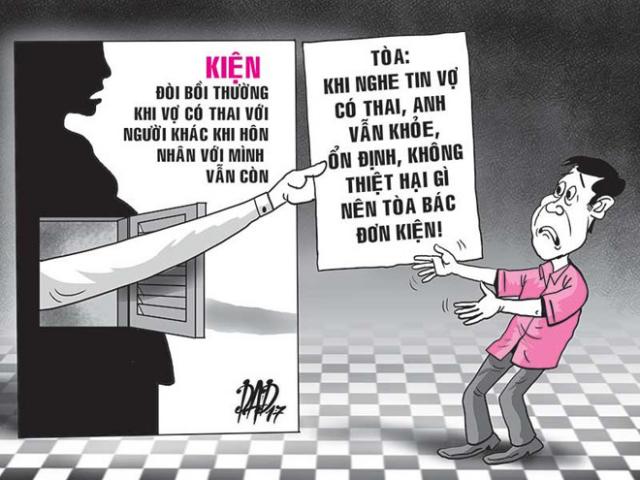 Pháp luật - Đòi vợ bồi thường vì có thai với người khác