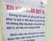 Tin tức trong ngày - Để tránh đổ máu trên bệnh án, bệnh viện treo tấm biển có một không hai