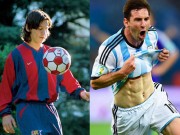 Bí quyết làm đẹp - Messi: Chàng còi tưởng chỉ cao 1m4 thành cầu thủ 1m7, cơ bắp &quot;hoành tráng&quot;