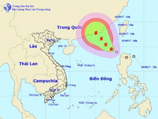 Tin tức trong ngày - Bão số 8 giật cấp 10 chính thức hoành hành trên Biển Đông