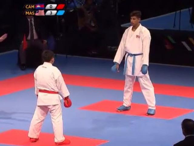 Thể thao - Trận đấu "lệch lạc" nhất SEA Games: Đả đối thủ cao hơn cả mét