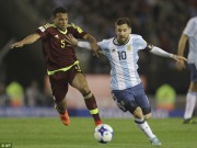 Bóng đá - Argentina - Venezuela: Messi mất hút, đối mặt hiểm nguy