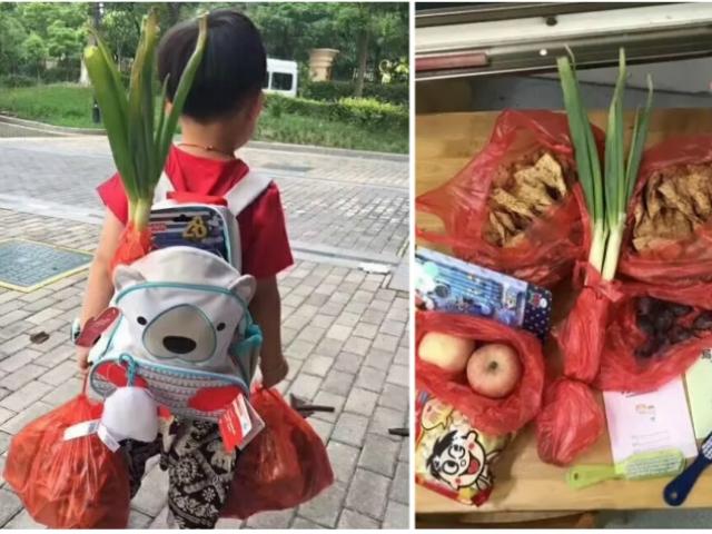 Bạn trẻ - Cuộc sống - Hành trang siêu độc của nhóc tì Trung Quốc ngày đầu tiên tới trường