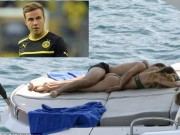 Người mẫu - Hoa hậu - Mario Gotze và bạn gái người mẫu vô tư tình tứ mặn nồng giữa biển trời