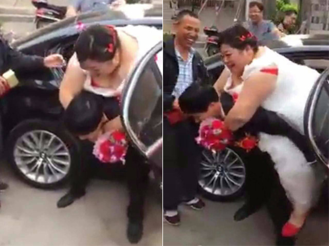 Bạn trẻ - Cuộc sống - Chú rể với màn rước dâu đáng thương nhất quả đất