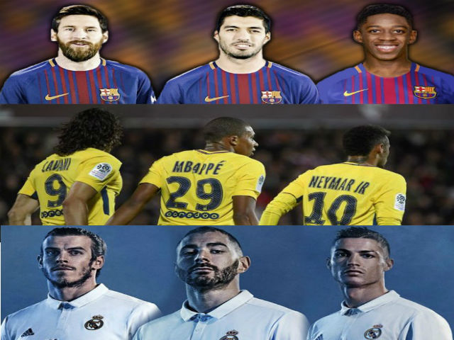 Bóng đá - Cúp C1: "Tam tấu" 467 triệu euro thách thức quyền lực Barca, Real