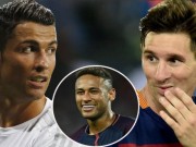 Bóng đá - Vua phá lưới Cúp C1: Neymar sẽ phế truất Ronaldo, Messi?