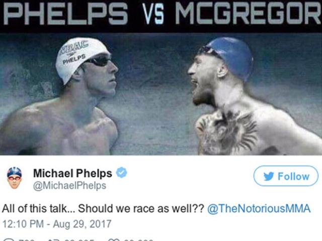 M.Phelps đua với cá mập, đấu McGregor: Khán giả sốc lần 2
