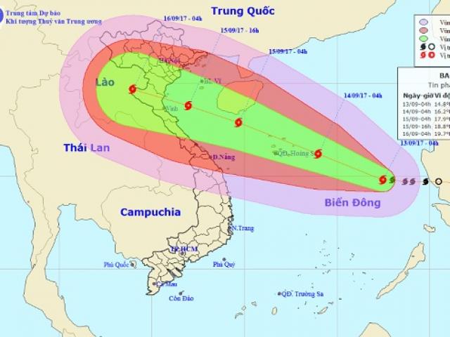 Tin tức trong ngày - Bão số 10 tăng cấp khủng khiếp, nhắm thẳng vào Thanh Hóa-Hà Tĩnh