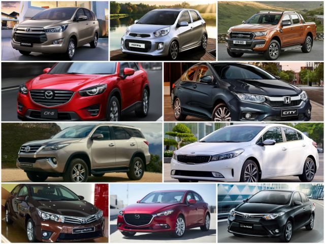 Tư vấn - 10 mẫu ô tô bán chạy nhất Việt Nam tháng 8/2017