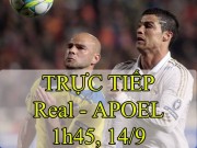 Bóng đá - Chi tiết Real Madrid - APOEL: Thế trận nhàn nhã (KT)