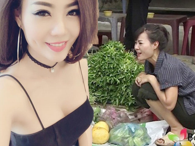 Bắt gặp tiểu thư của "Người phán xử" bán rau ở chợ ngoại thành Hà Nội