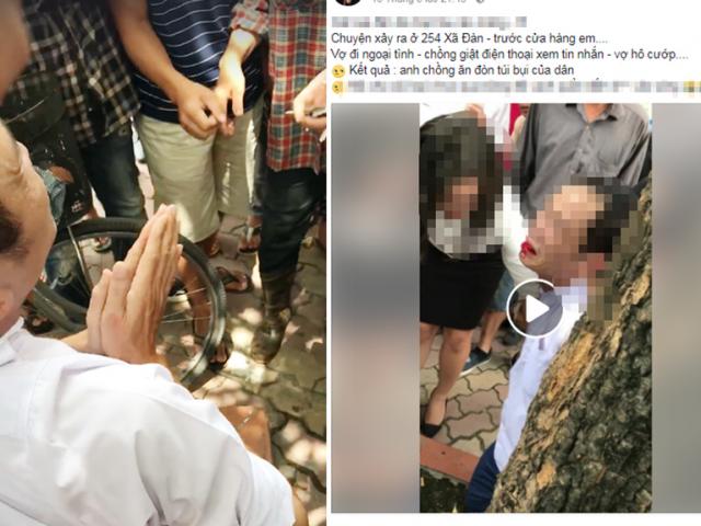 Pháp luật - Nhân chứng kể lại vụ “chồng bị đánh chảy máu mồm vì... vợ hô cướp”