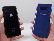 Dế sắp ra lò - iPhone X so găng cùng Galaxy Note 8: Ai ngon hơn?