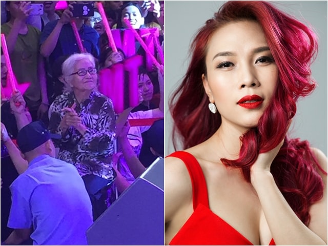 Đời sống Showbiz - "Ngả mũ" khi Mỹ Tâm nới rào, kê ghế riêng mời fan 74 tuổi