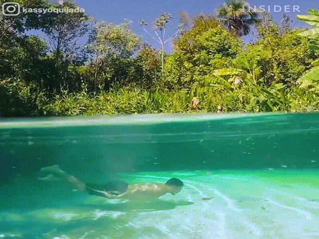 Du lịch - Khám phá suối nước nóng trong suốt như pha lê ở Brazil